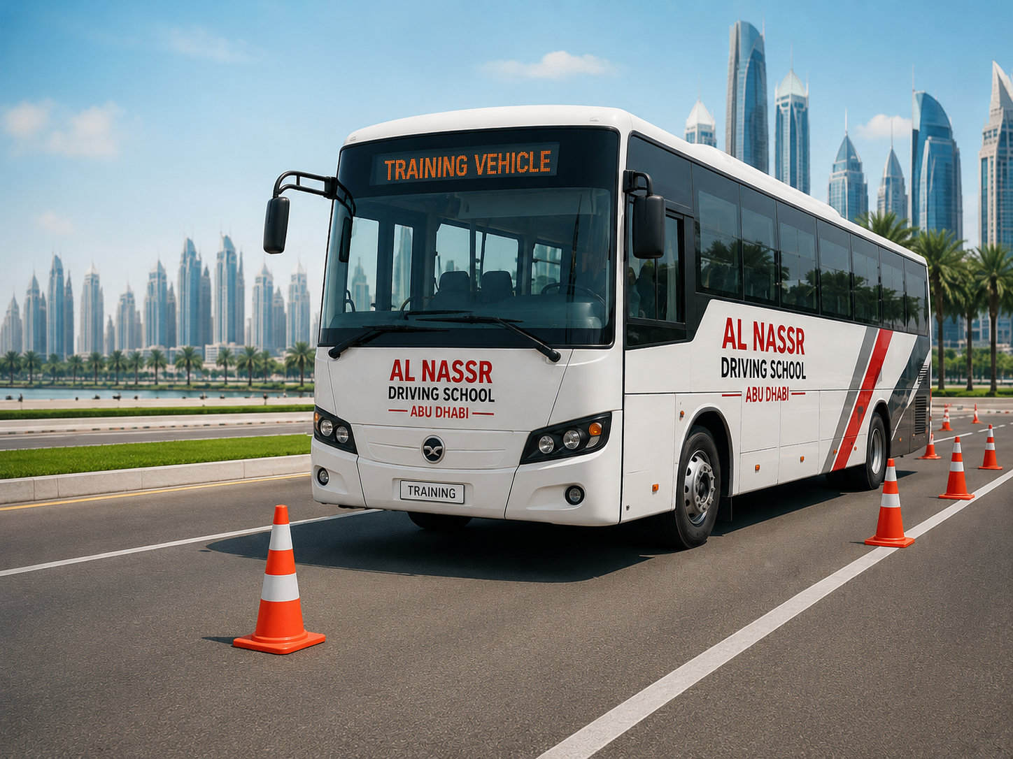 bus vehicle training in Abu dhabi, UAE
